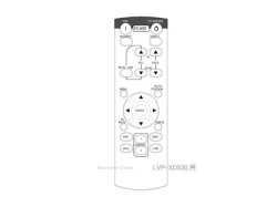 画像1: LVP-XD530,用｜プロジェクター用リモコン｜三菱電機
