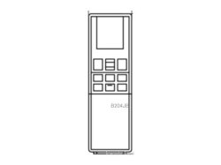 画像1: B204JB｜エアコン用リモコン｜シャープ