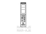 画像: RAR-AJ6｜エアコン用リモコン｜日立