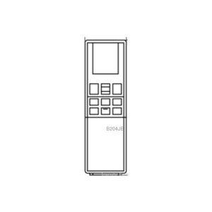 画像: B204JB｜エアコン用リモコン｜シャープ