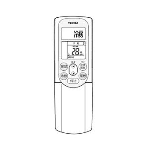 画像: WH-F1N｜エアコン用リモコン｜東芝